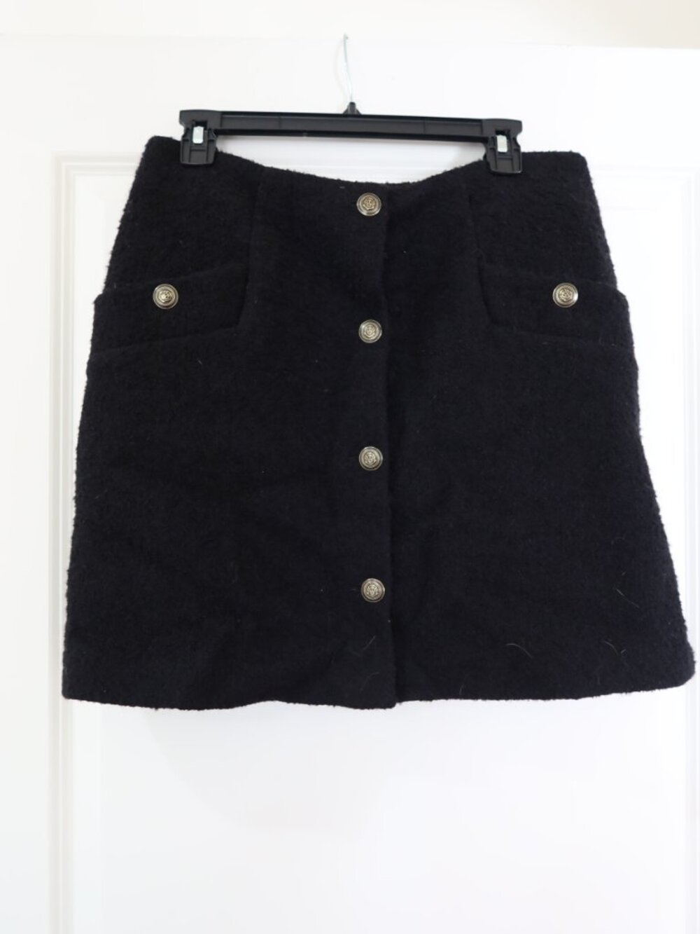 Sandro Cotton/wool blend skirt